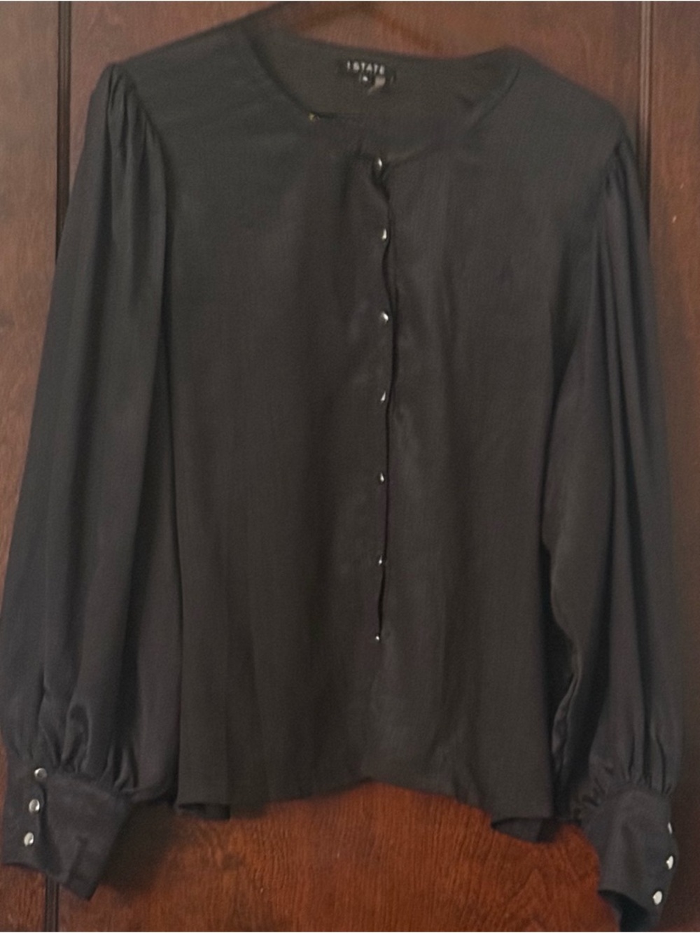 1.STATE Black Knit Top. Sleeves are everything!